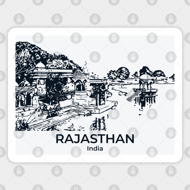 Rajasthan - India Magnet by Lakeric